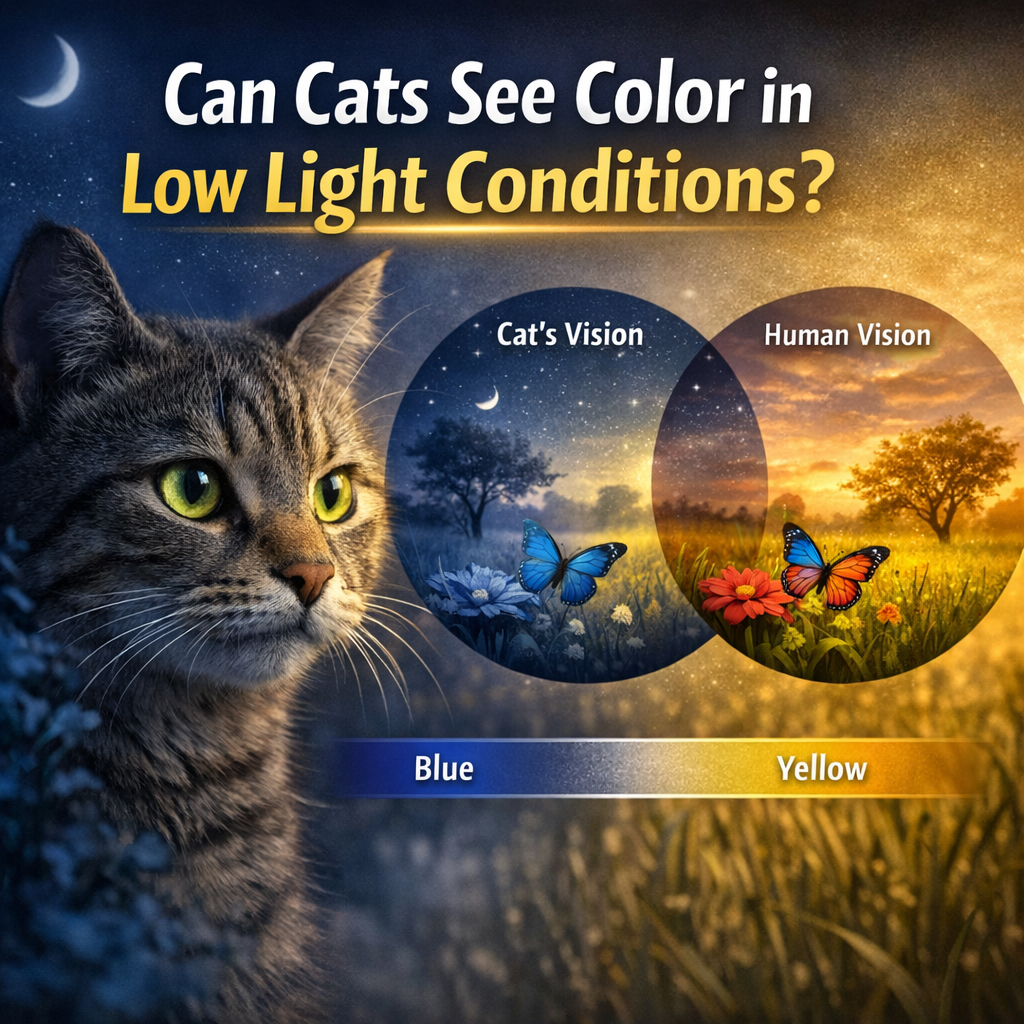 Can Cats See Color in Low Light Conditions?