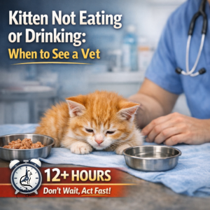Kitten Not Eating or Drinking: When to See a Vet
