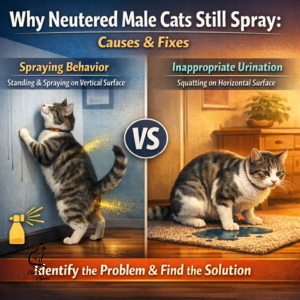 Why Neutered Male Cats Still Spray: Causes & Fixes