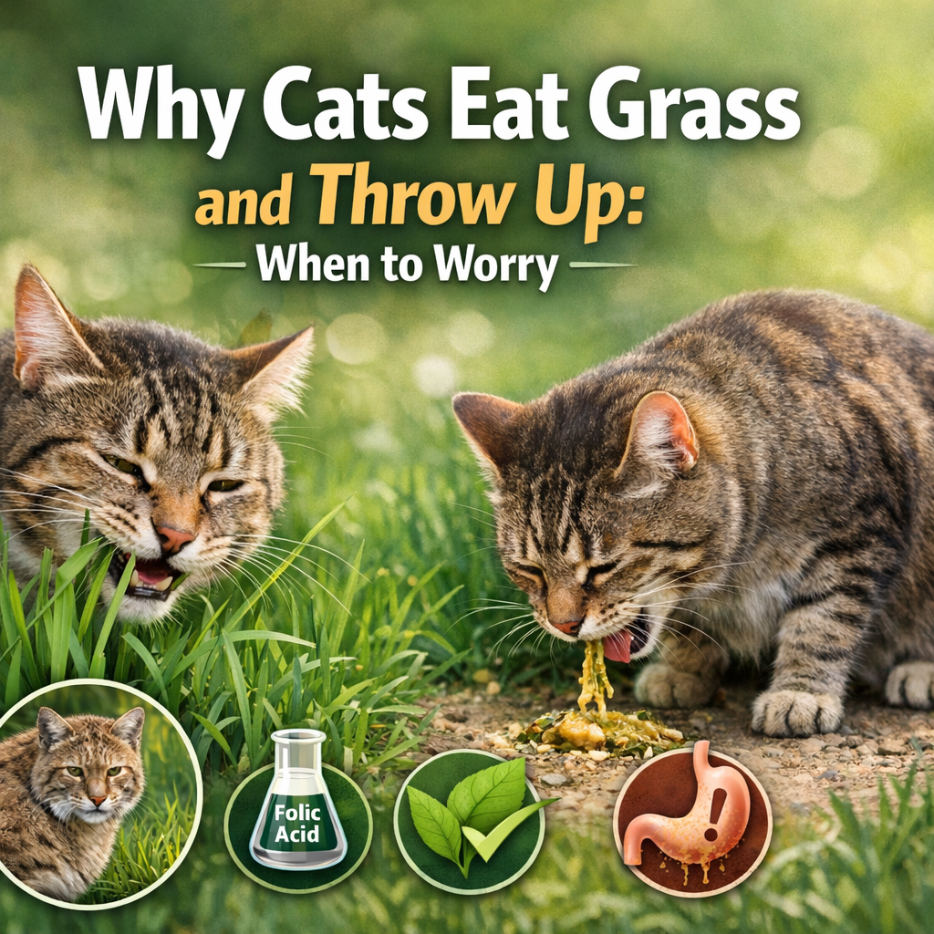 Why Cats Eat Grass and Throw Up: When to Worry