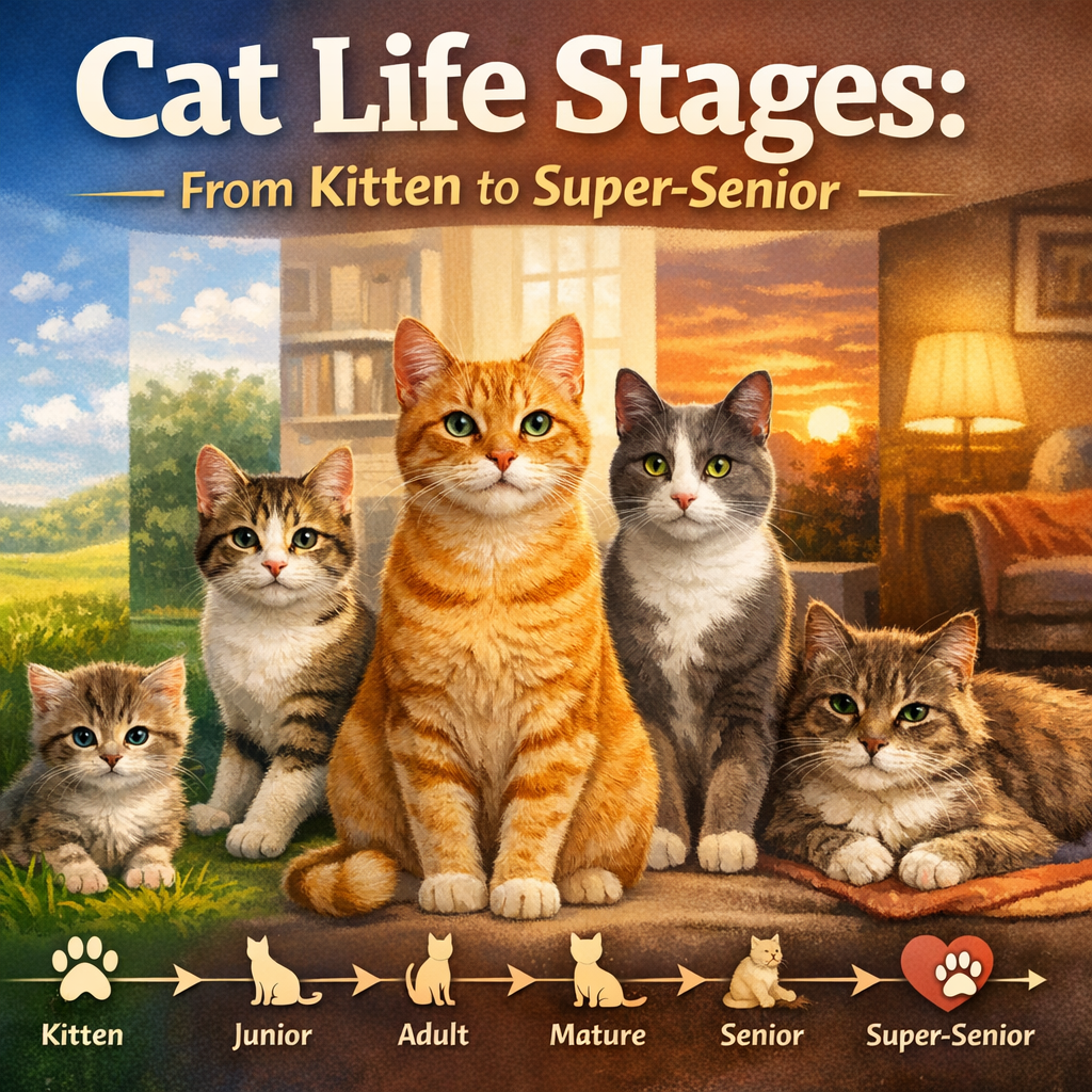 Cat Life Stages: From Kitten to Super-Senior