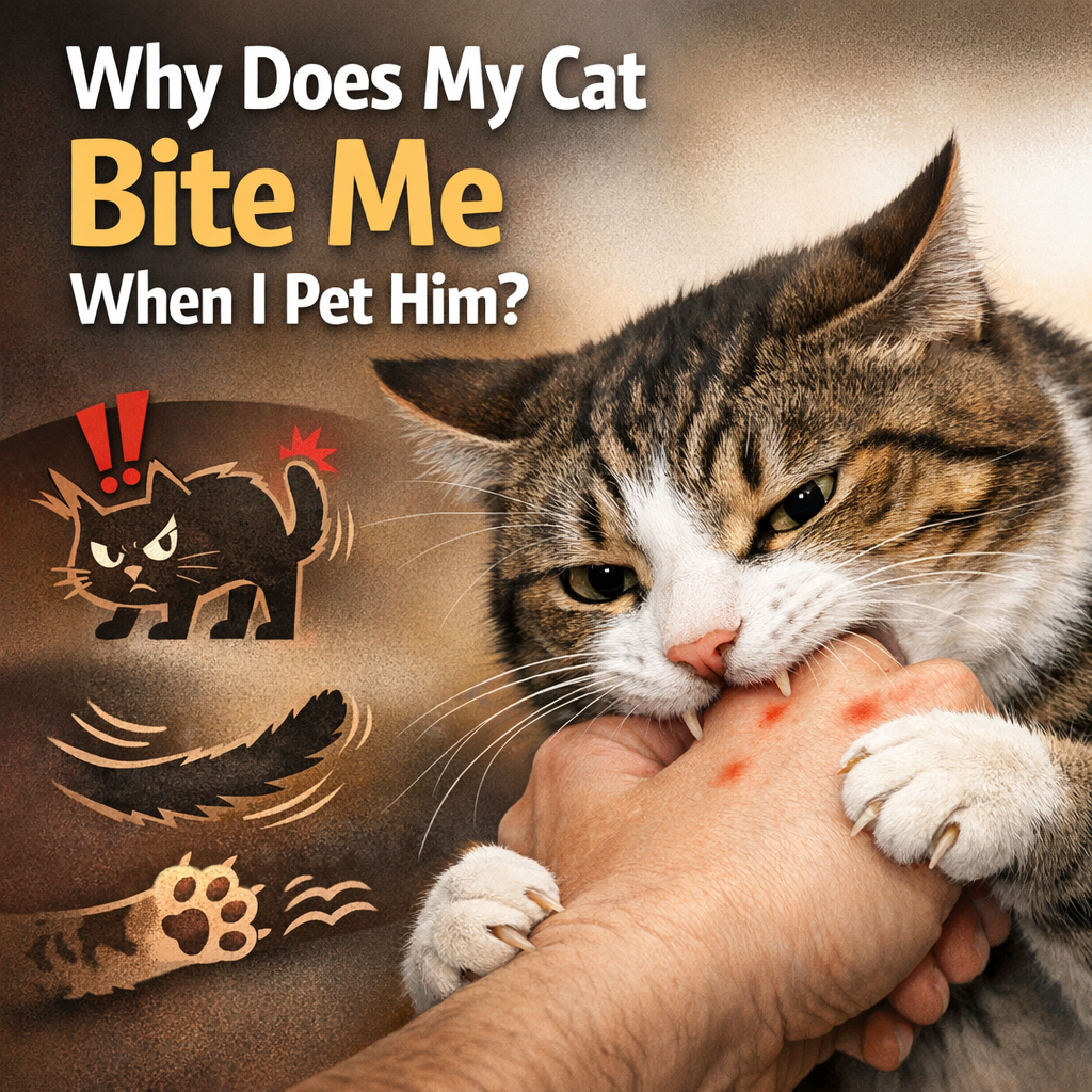 Why Does My Cat Bite Me When I Pet Him?