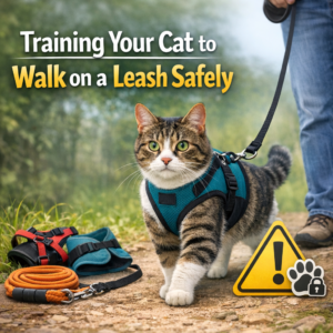 Training Your Cat to Walk on a Leash Safely