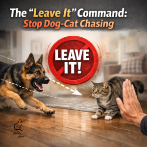 The 'Leave It' Command: Stop Dog-Cat Chasing