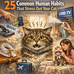 25 Common Human Habits That Stress Out Your Cat