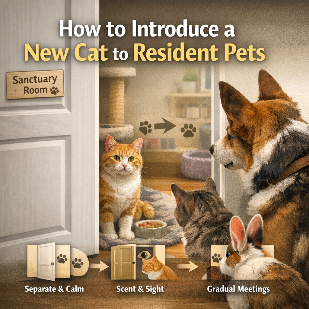 How to Introduce a New Cat to Resident Pets