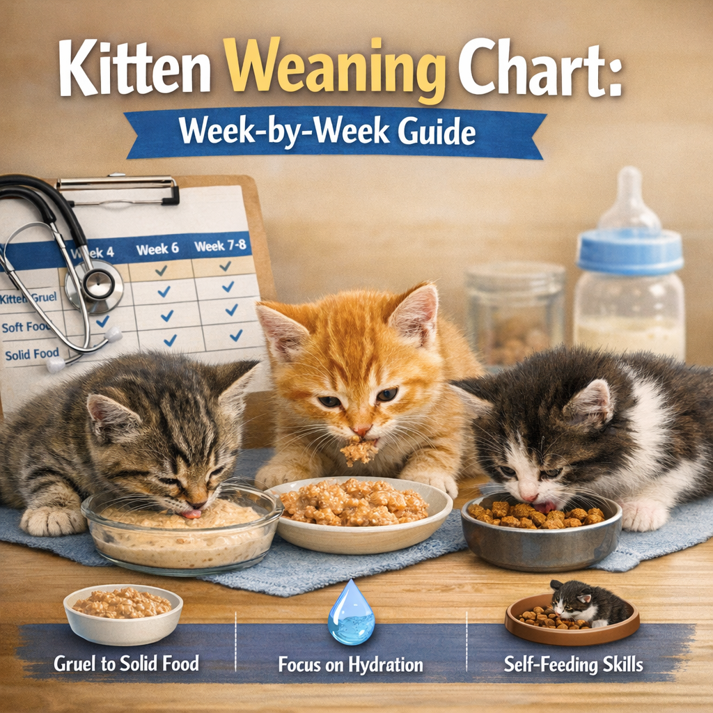 Kitten Weaning Chart: Week-by-Week Guide
