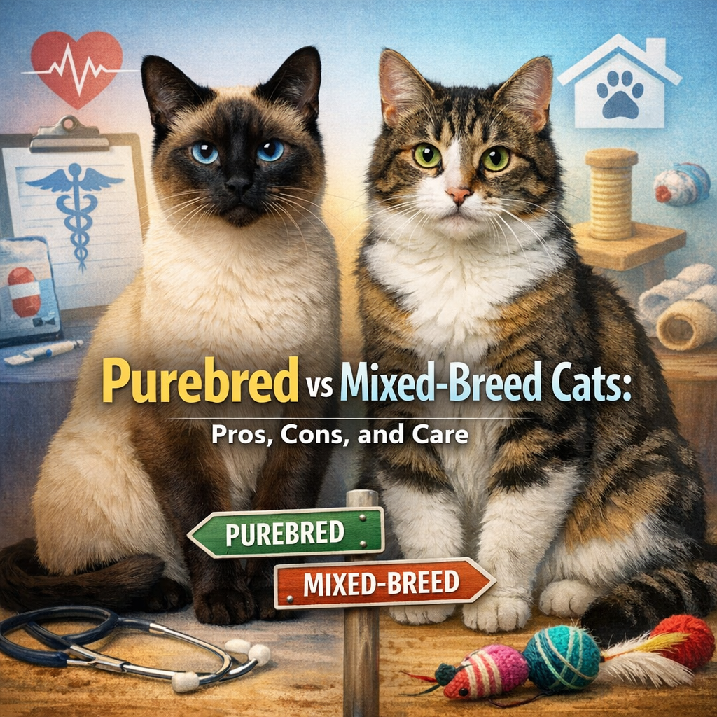 Purebred vs Mixed-Breed Cats: Pros, Cons, and Care