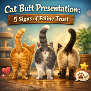 Cat Butt Presentation: 5 Signs of Feline Trust