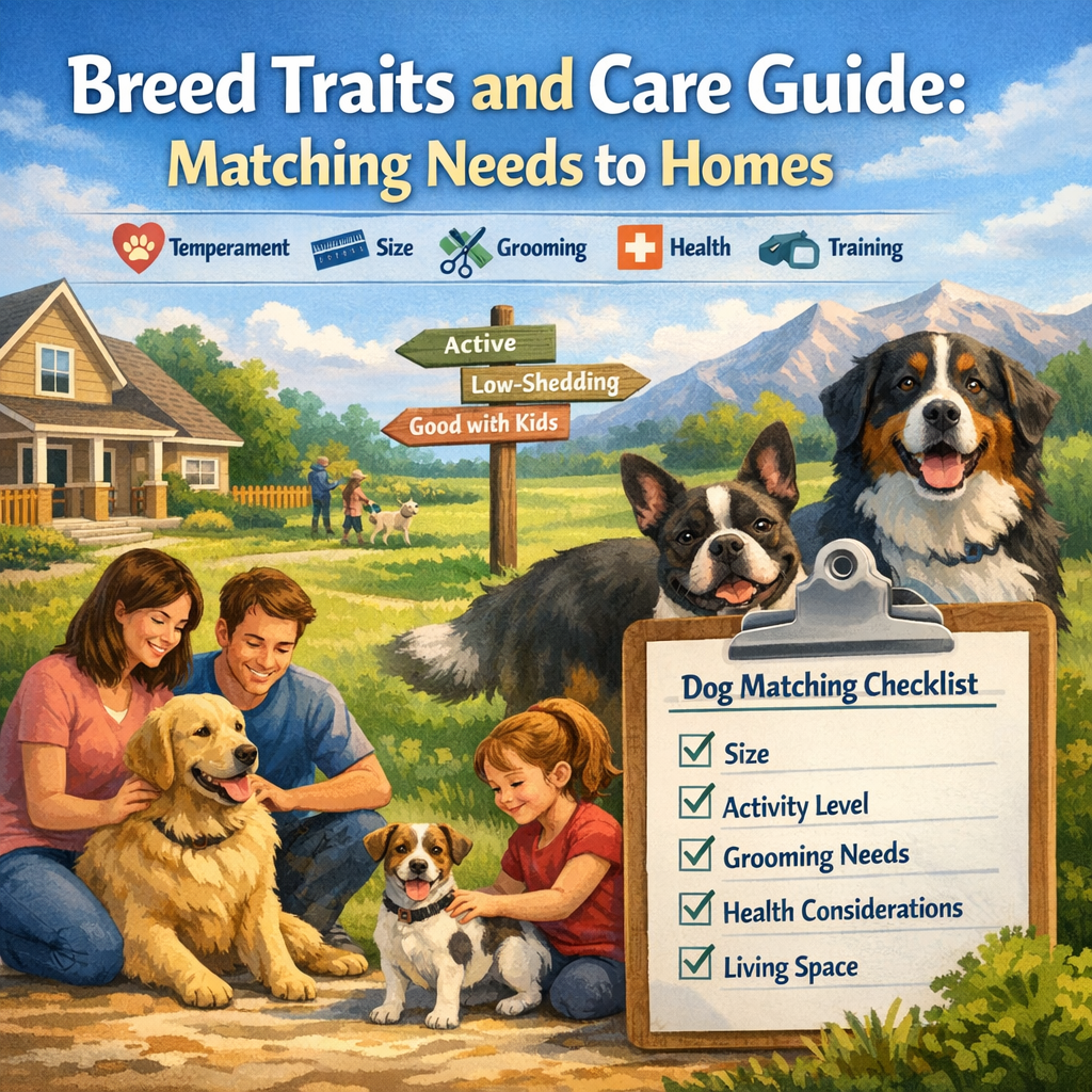 Breed Traits and Care Guide: Matching Needs to Homes