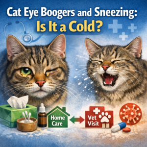 Cat Eye Boogers and Sneezing: Is It a Cold?