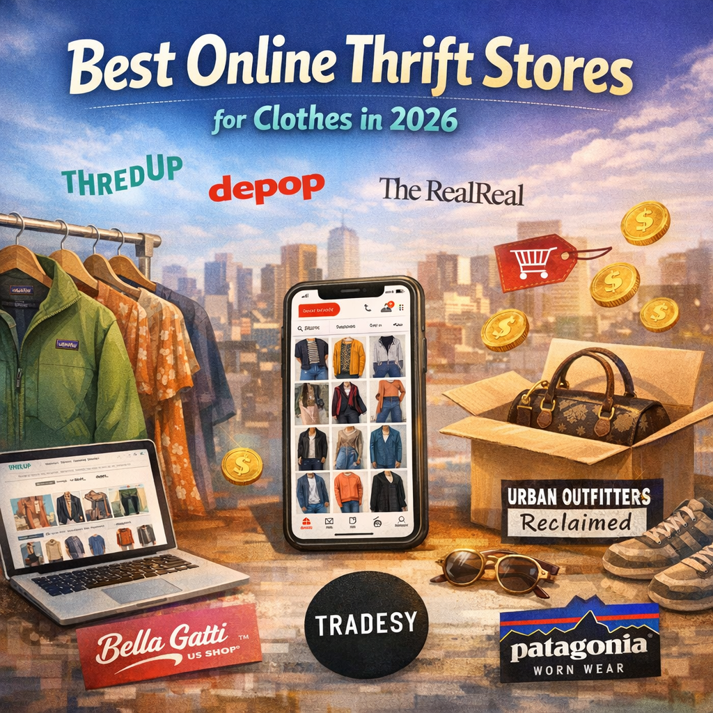 Best online thrift stores for clothes in 2026