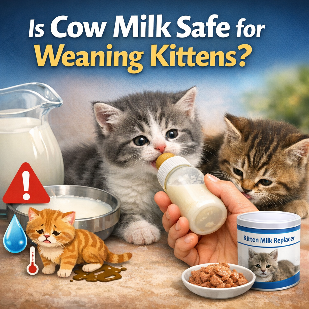Is Cow Milk Safe for Weaning Kittens?