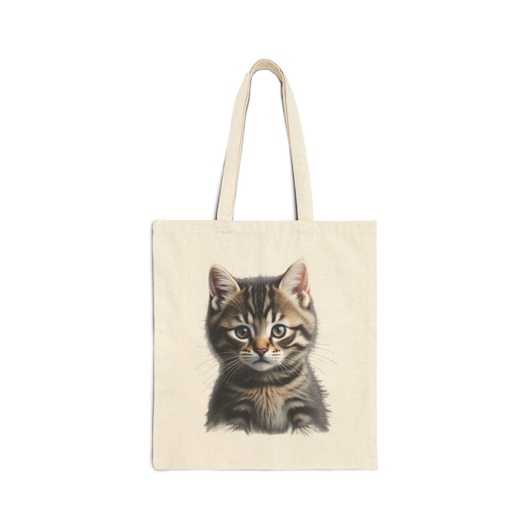 11211191248332021047_2048.jpeg Canvas tote bag with a realistic cat illustration.
