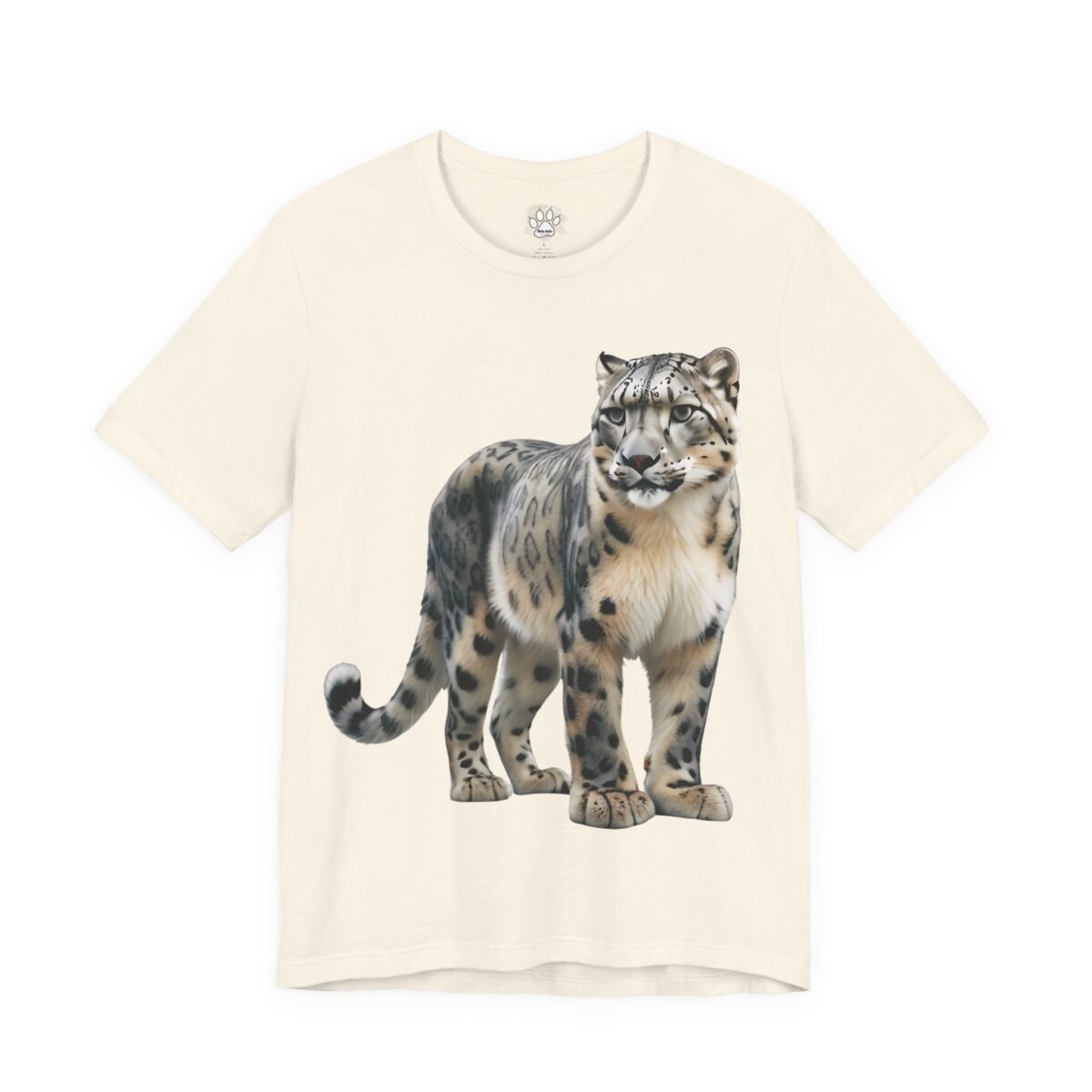 1135338882915160998_2048.jpeg Cream-colored t-shirt with a snow leopard graphic.