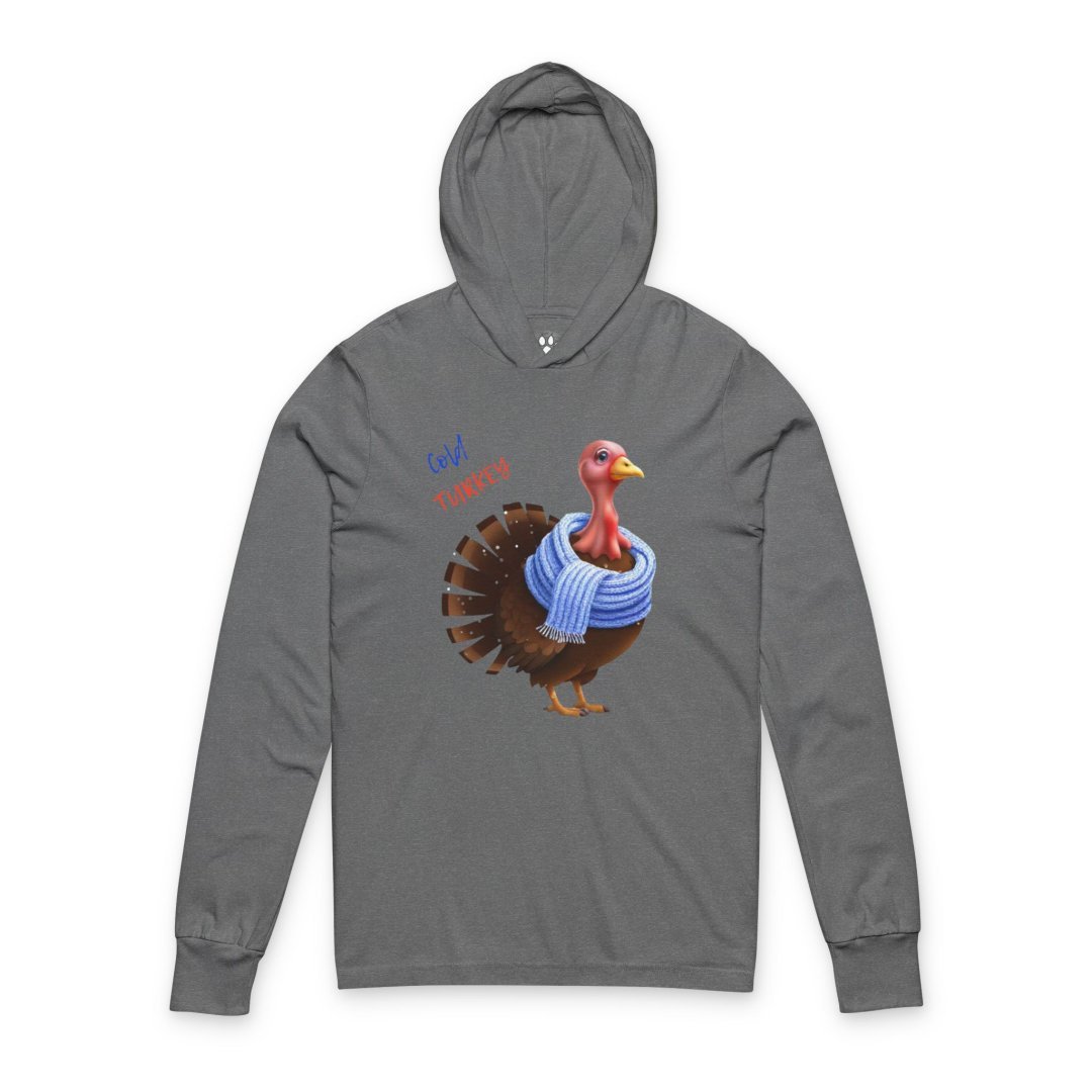 Funny Scarf Turkey Hooded Long Sleeve Tee