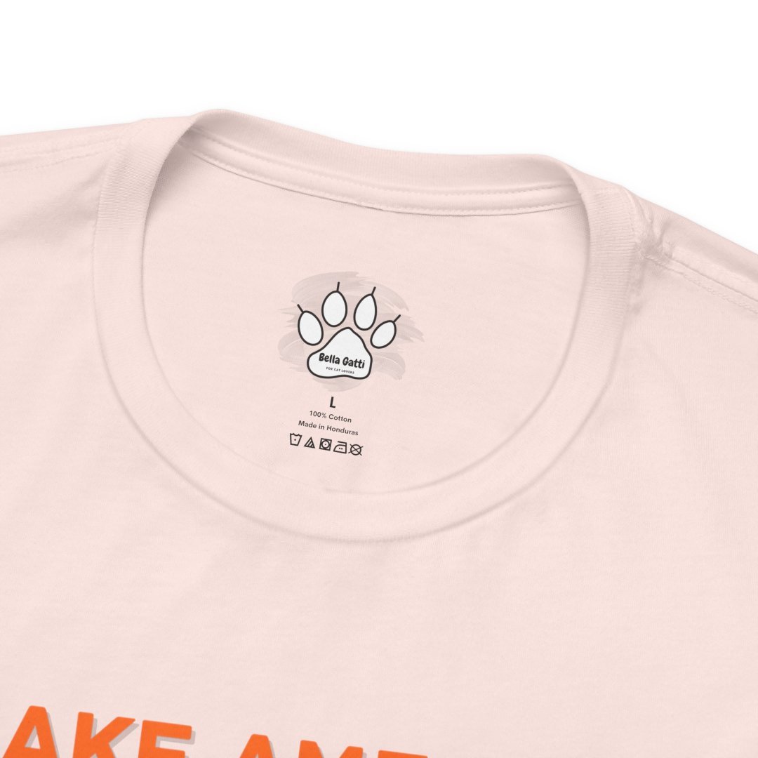 2117923101599228083_2048.jpeg White Bella Gatti T-shirt with paw print logo inside the collar.
