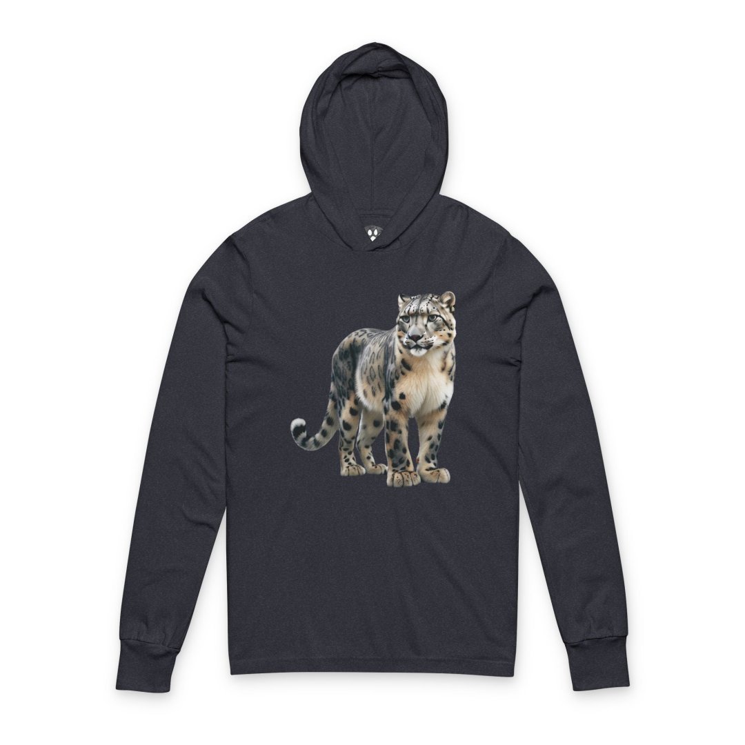 5258309891494623110_2048.jpeg Black hoodie with a snow leopard graphic on the front.