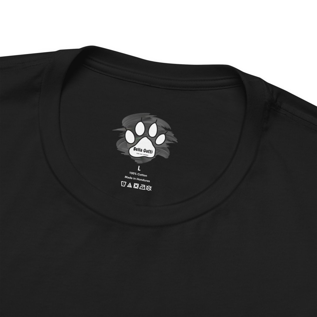 7820960838002820883_2048.jpeg Black Bella Gatti t-shirt with paw print logo inside the collar.