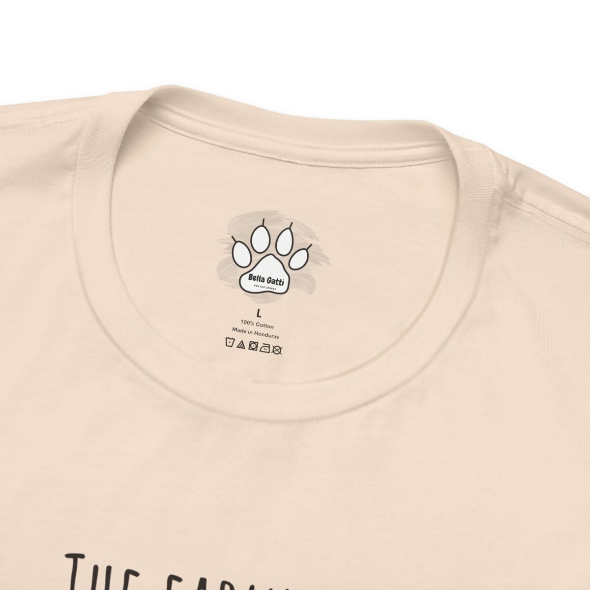 8915407284030072327_2048.jpeg Bella Gatti t-shirt with cat paw print logo, size L, 100% Cotton, Made in Honduras.