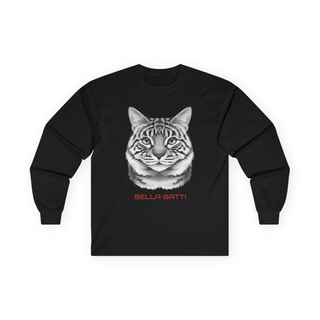 Bella Gatti Cat Graphic Long Sleeve Tee