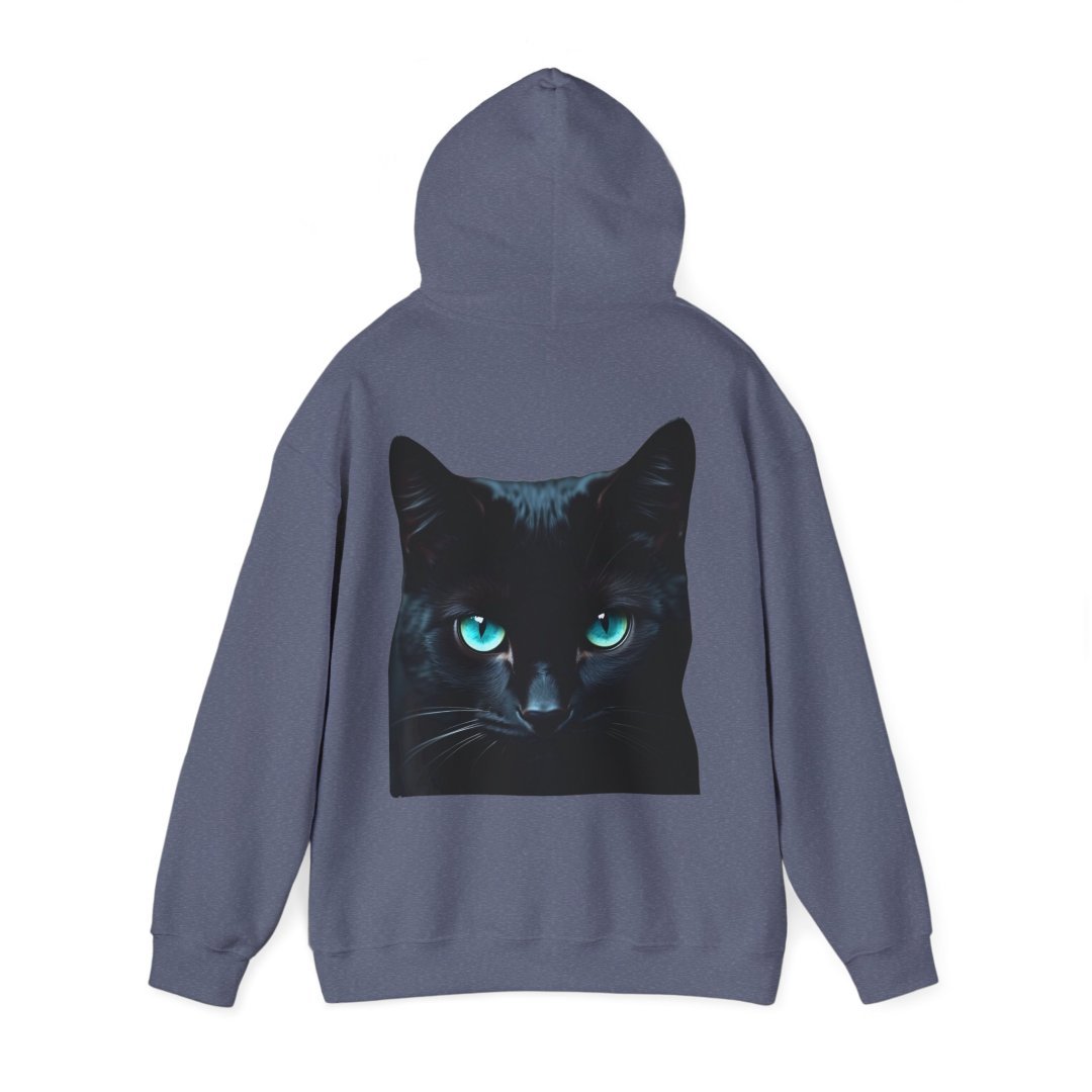 10564420958584303435_2048.jpeg Mystic Black Cat & Aqua Eyes Hoodie - Image 18
