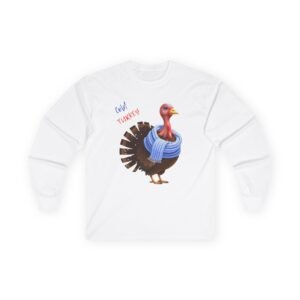 Chameleon Graphic Long Sleeve Tee Cold Turkey Funny Long-Sleeve Tee