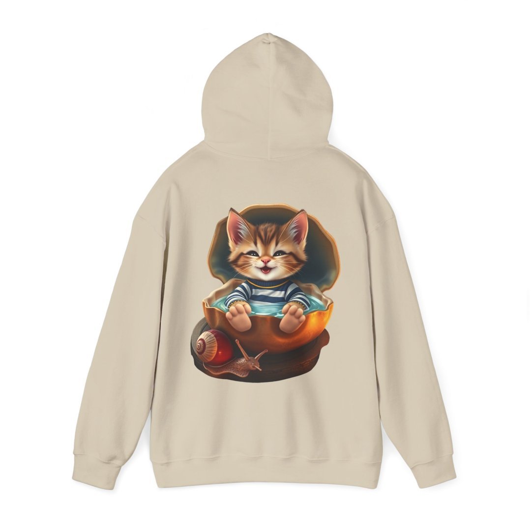 11295033189089648438_2048.jpeg Hoodie with a cute kitten in a striped shirt sitting in a bowl.