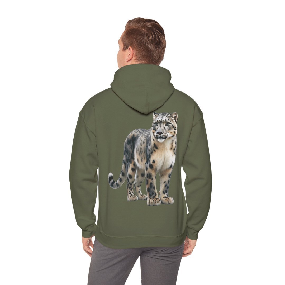 11729739803497376029_2048.jpeg Realistic Snow Leopard Graphic Hoodie - Image 12