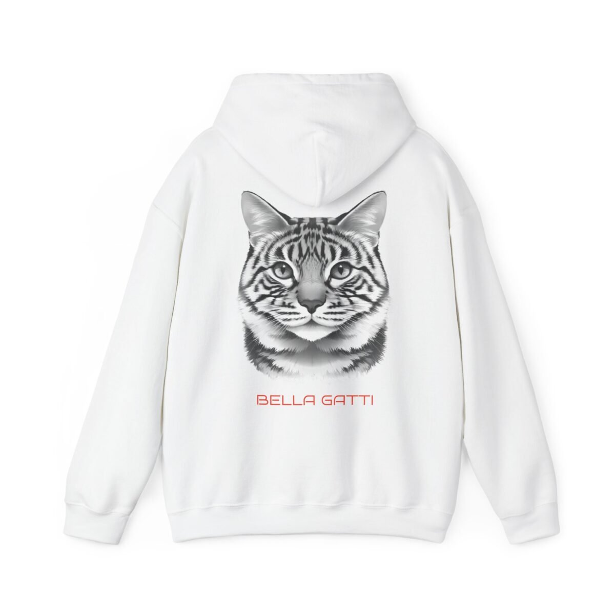 Bella Gatti Cat Portrait Graphic Hoodie