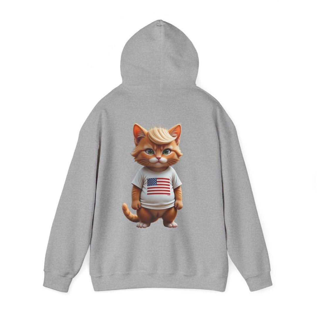 12450966794947252357_2048.jpeg Patriotic Ginger Cat Haircut Graphic Hoodie - Image 11