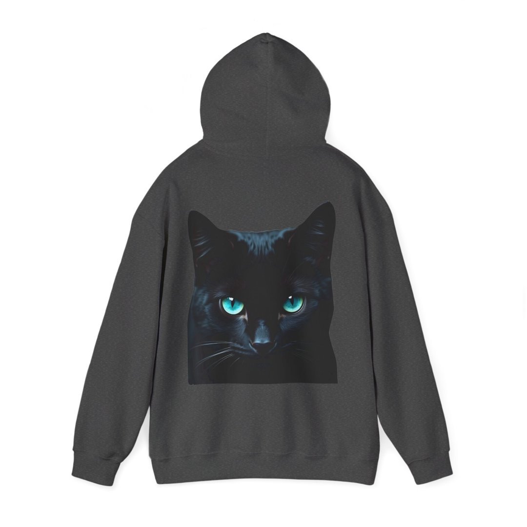 12778342924064635645_2048.jpeg Mystic Black Cat & Aqua Eyes Hoodie - Image 12