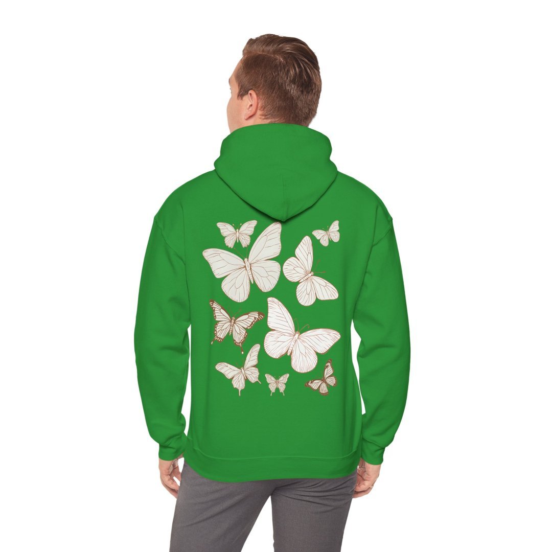 12846366308541289631_2048.jpeg Vintage Butterflies Graphic Unisex Hoodie - Image 12