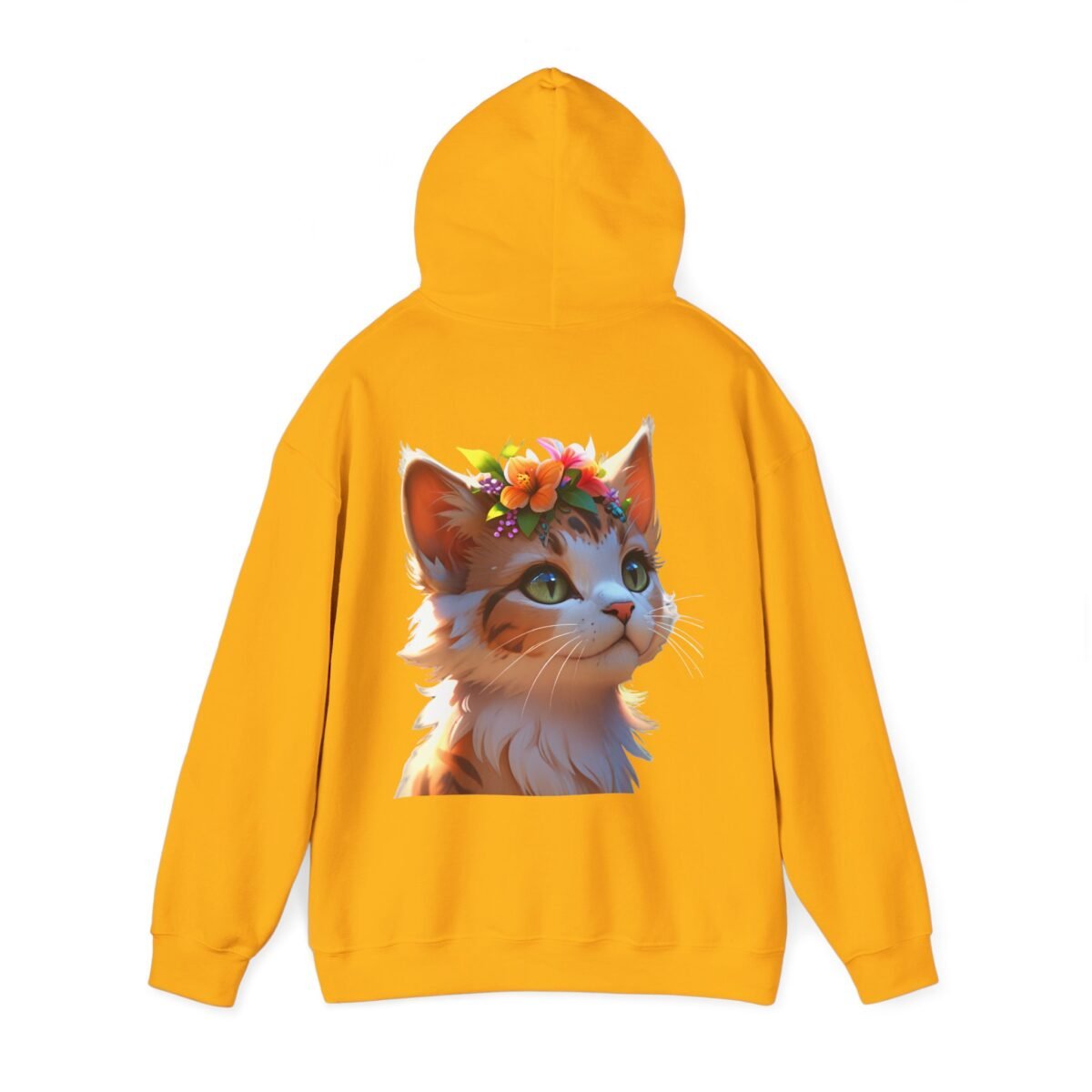 14563223554033507867_2048.jpeg Yellow hoodie with a cat wearing a flower crown.