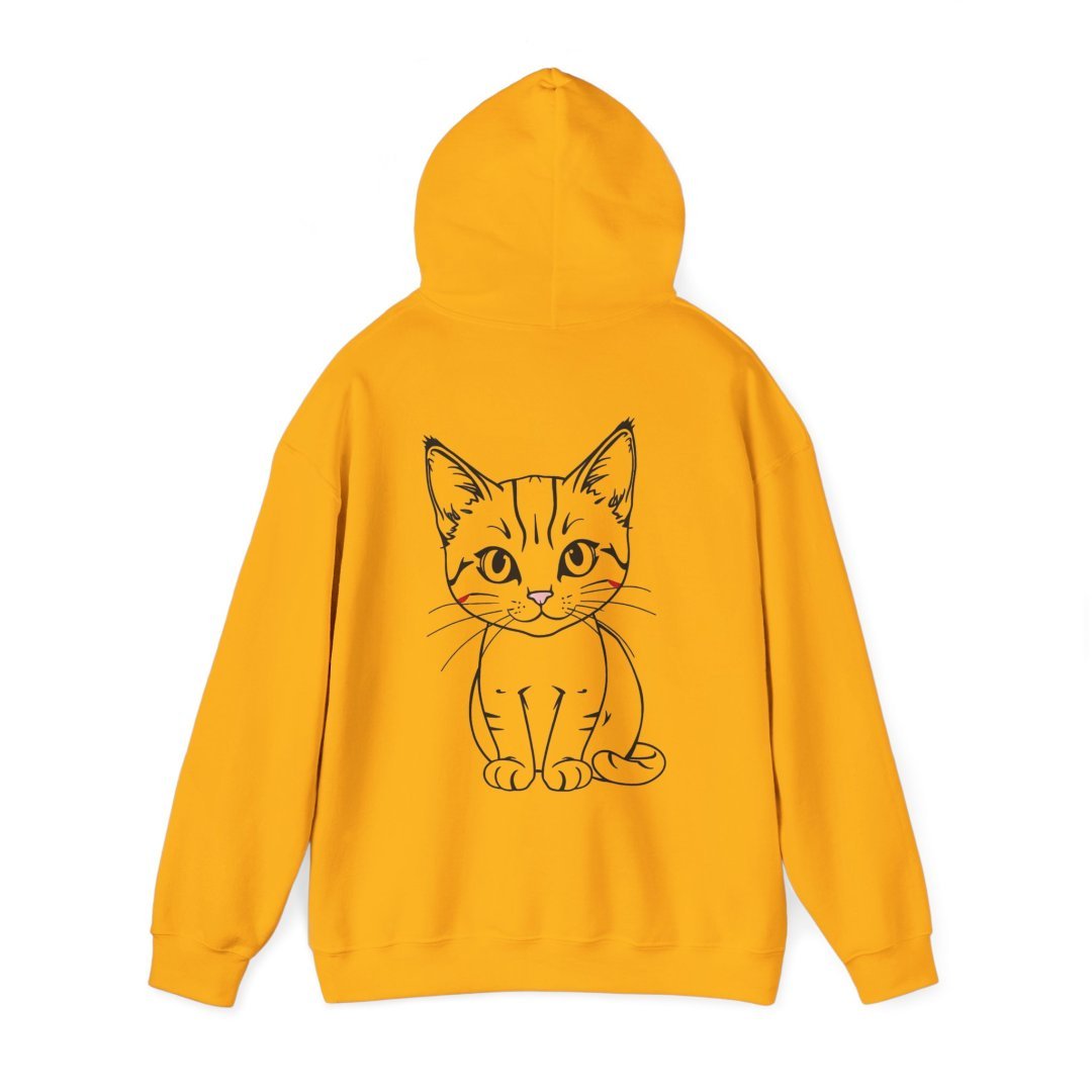 14856080499458843377_2048.jpeg Anime Aesthetic Kitten Line Art Hoodie - Image 12