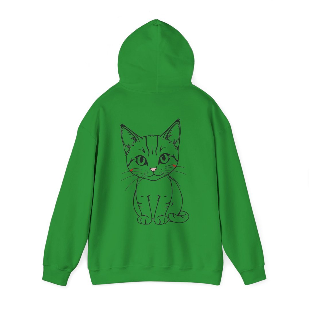 15599064539722725061_2048.jpeg Anime Aesthetic Kitten Line Art Hoodie - Image 14