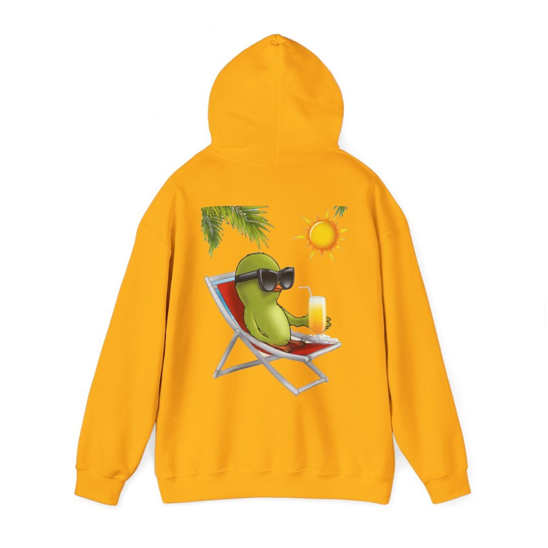 16014961318215495945_2048.jpeg Yellow hoodie with cartoon bird lounging on a chair.