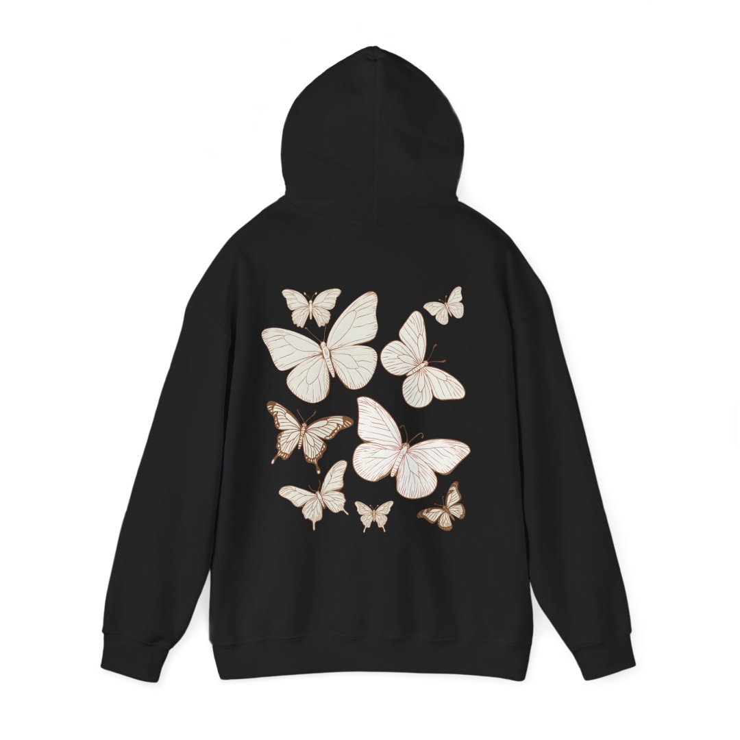 Vintage Butterflies Graphic Unisex Hoodie