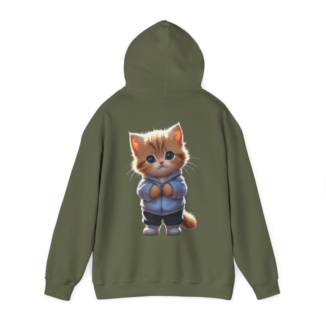 17837907724667969324_2048.jpeg Cute Kitten in Hoodie Unisex Hoodie - Image 12