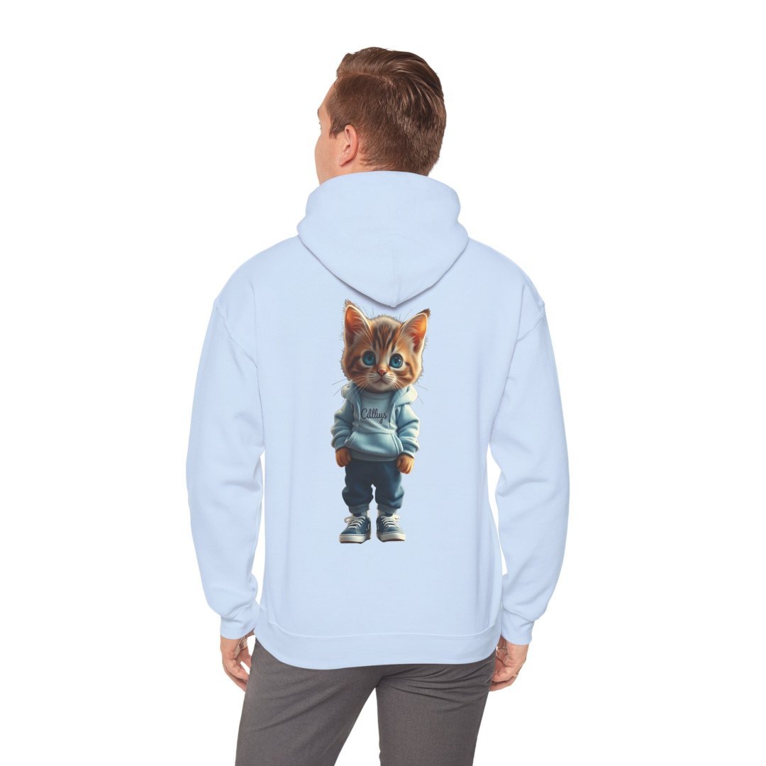 17960627982250481226_2048.jpeg Kitten in Sweatpants Graphic Unisex Hoodie - Image 17