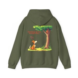 Funny Dog & squirrel Graphic Hoodie