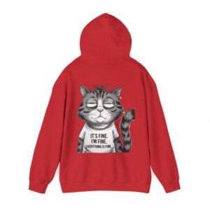 Funny Tired Cat Unisex Hoodie