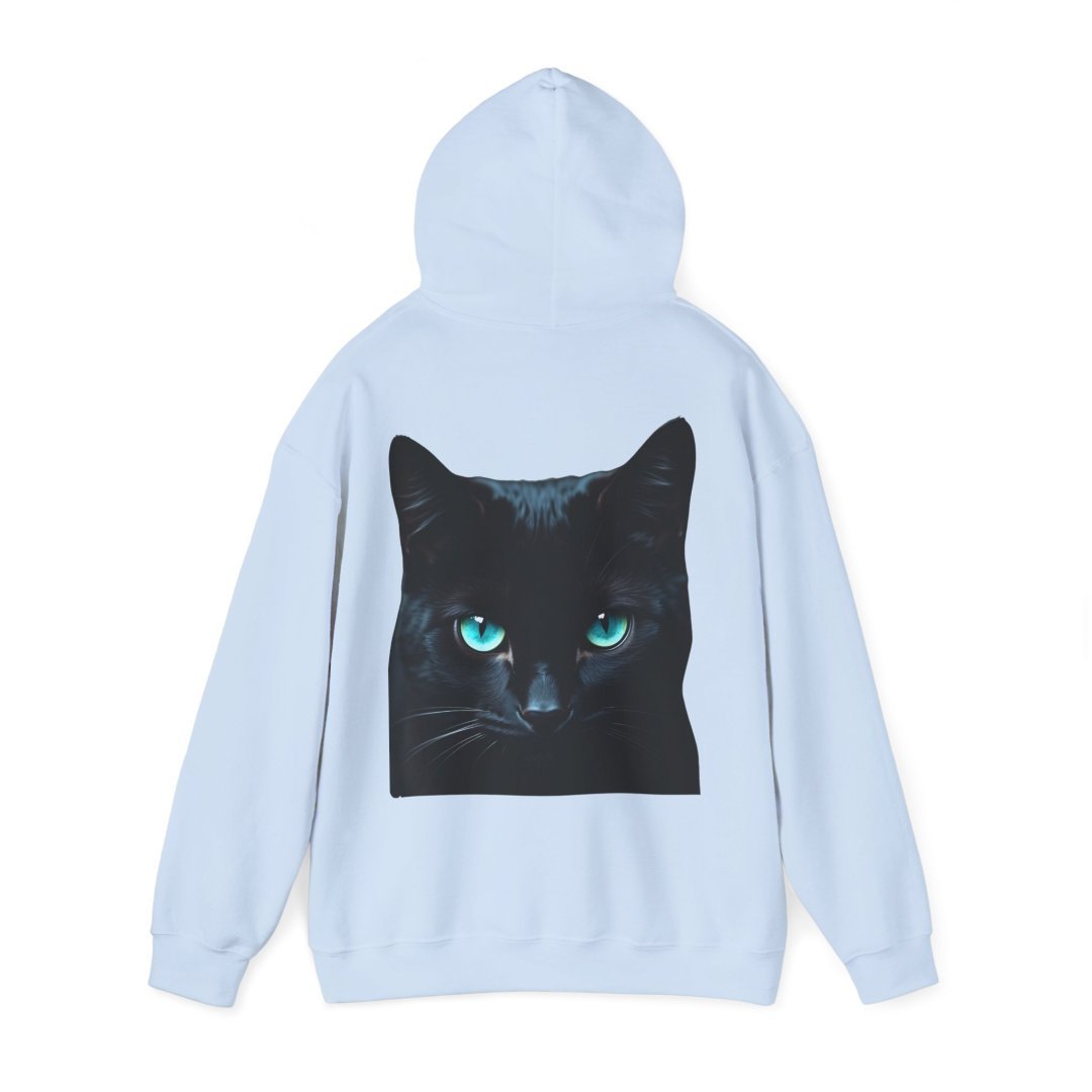 4116797293465058564_2048.jpeg Mystic Black Cat & Aqua Eyes Hoodie - Image 15