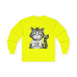 Chameleon Graphic Long Sleeve Tee Funny Grumpy Cat Graphic Long Sleeve Tee