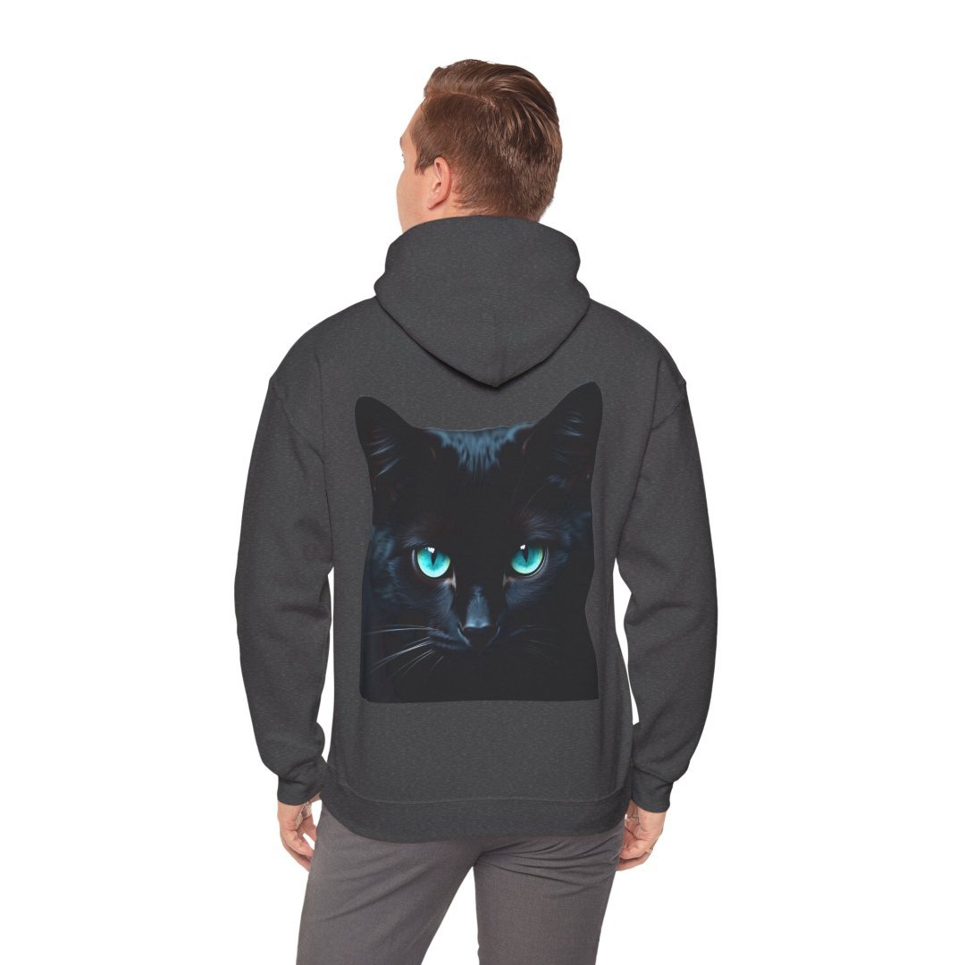 6239732470026877533_2048.jpeg Mystic Black Cat & Aqua Eyes Hoodie - Image 14