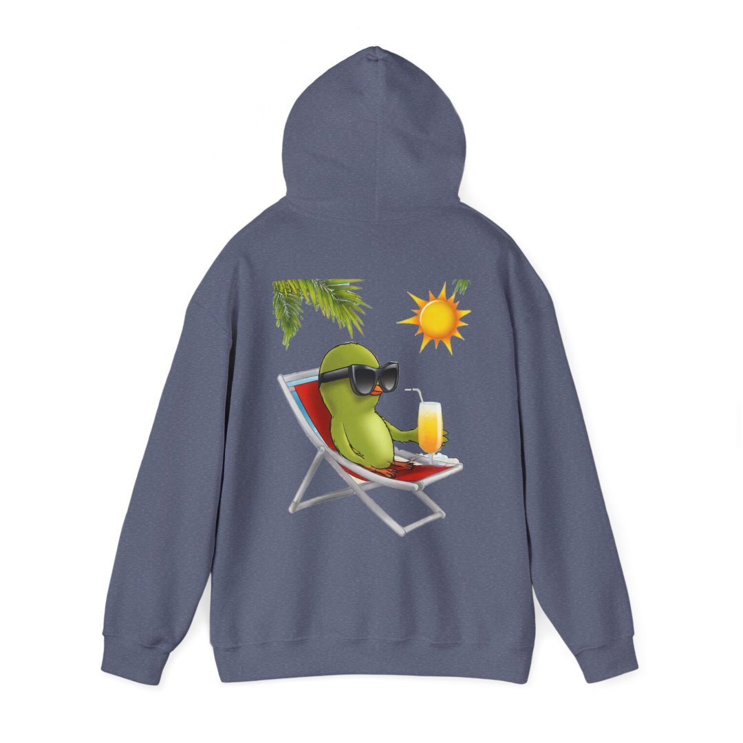 Cool Beach Bird Graphic Hoodie