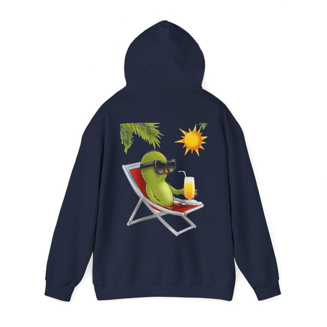 7375766420828055511_2048.jpeg Hoodie with a cartoon cat lounging on a chair under the sun.