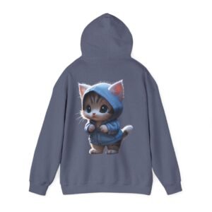Cute Hooded Kitten Graphic Unisex Hoodie