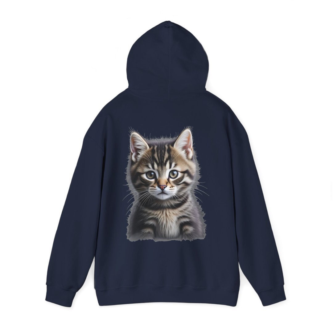 Adorable Tabby Kitten Graphic Hoodie