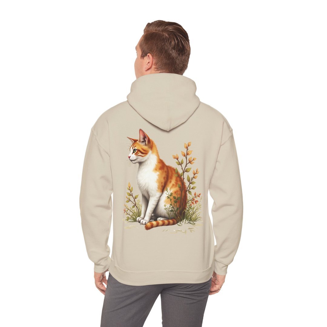 8732423759793966726_2048.jpeg Person wearing a hoodie with a cat and floral design on the back.